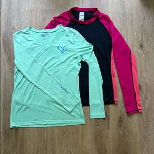 Bundle of two swim shirts